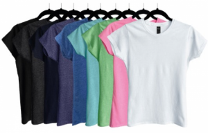 PLAYERA BLEND CUELLO REDONDO DAMA  COLORES 50/50 ALGODOB/POLIESTER 2XL